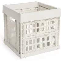Hay HAY - Colour Crate Korb Cube, 29,5 x 29,5 cm, off-white, recycled