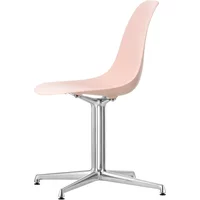 Vitra Vitra - Eames Plastic Side Chair DSL RE, poliert / zartrosé (Filzgleiter basic dark)