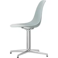 Vitra Vitra - Eames Plastic Side Chair DSL RE, poliert / hellgrau (Filzgleiter basic dark)