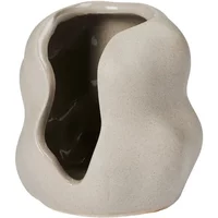Broste Copenhagen Broste Copenhagen - Hekla Kerzenhalter, Ø 9,5 x H 10 cm, grau