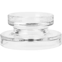 Broste Copenhagen Broste Copenhagen - Petra Kerzenständer, Ø 13 x H 6.5 cm, clear