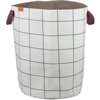 Mette Ditmer Mette Ditmer - Mesh Wäschekorb, H 50 cm, brown / off-white