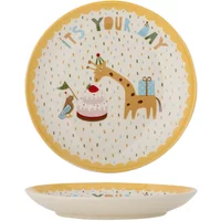 Bloomingville Bloomingville Mini - Celebrate Teller, Ø 16 cm, gelb