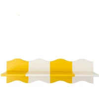 Bloomingville Bloomingville Mini - Bubbi Wandregal, 80 cm, gelb / weiß
