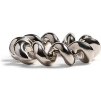 &klevering &klevering - Twist Topfuntersetzer, Ø 17,5 cm, silber