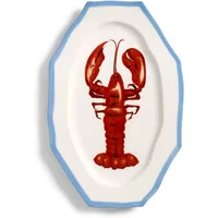 &klevering &klevering - Sirène Servierplatte, Lobster, 41,5 cm, mehrfarbig