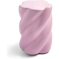 &klevering &klevering - Marshmallow Hocker, Ø 33 x 45 cm, rosa
