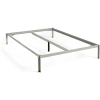 Hay HAY - Connect Bett 140 x 200 cm für Boxspring-Matratze, warm grey