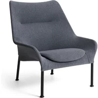 Hay HAY - O2 Loungesessel, schwarz / grau (Lift) (Filzgleiter)