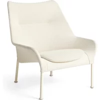 Hay HAY - O2 Lounge Chair, eggshell / cream (Lift) (Filzgleiter)