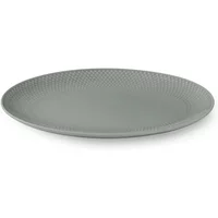 Lyngby Porcelæn Lyngby Porcelæn - Rhombe Earth Servierplatte oval 21,5 x 28,5 cm, moss