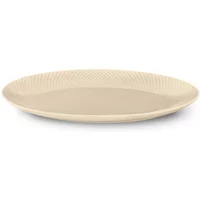 Lyngby Porcelæn Lyngby Porcelæn - Rhombe Earth Servierplatte oval 26,5 x 35 cm, marble