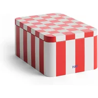 Hay HAY - Tin Container S, rot / off-white