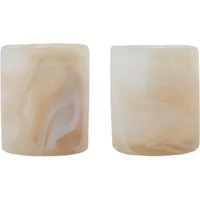 House Doctor House Doctor - Kae Teelichthalter, beige (2er-Set)
