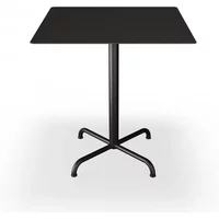 HOUE HOUE - Pico Gartentisch, 70 x 70 cm, Gestell 4-Stern, schwarz