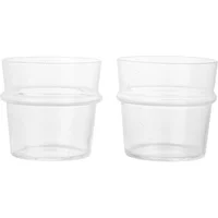Ferm Living Ferm Living - Boya Trinkglas, low, 30 cl, klar (2er-Set)
