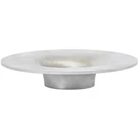 Ferm Living Ferm Living - Soothe Blockkerzenhalter, Aluminium silber