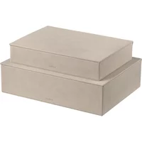 blomus Blomus - Sahla Aufbewahrungsboxen, indian tan (2er Set)
