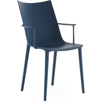 Kartell Kartell - H.H.H. Armlehnstuhl, blau / matt