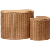 Ferm Living Ferm Living - Willora Aufbewahrungskorb, natur (2er Set)