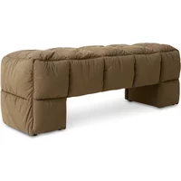 HKliving Hkliving - Puffy Lobby Bank, 140 cm, olive