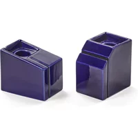 Serax Serax - Silos Kerzenhalter, blau (2er-Set)