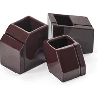 Serax Serax - Silos Vase, mini, burgund (3er-Set)