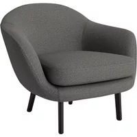 Normann Copenhagen Normann Copenhagen - Sum Sessel, schwarzes Aluminium / Polsterung Hallingdal 65 368/ Beinfarbe schwarz