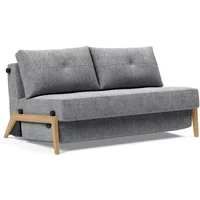 Innovation Living Innovation Living - Cubed 140 Schlafsofa, 98 x 148 cm, Eiche / granitgrau (565 Twist)
