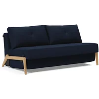 Innovation Living Innovation Living - Cubed 160 Schlafsofa, 103 x 165 cm, Eiche / dunkelblau (528 Mixed Dance)