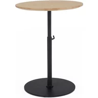 Innovation Living Innovation Living - Kiffa Coffee Table, Ø 45 cm, Eiche natur / schwarz