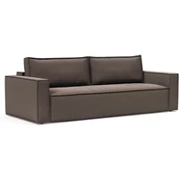 Innovation Living Innovation Living - Newilla Schlafsofa, 110 x 246 cm, taupe (530 Bouclé Off)