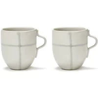 Serax Serax - Zuma Tasse by Kelly Wearstler, Salt / weiß (2er-Set)