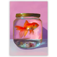 Paper Collective Paper Collective - Fish Poster, A4