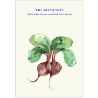 Paper Collective Paper Collective - The Beetroots Poster, 70 x 100 cm