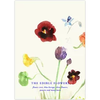 Paper Collective Paper Collective - The Edible Flowers Poster, 100 x 140 cm