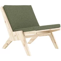 Karup Karup - Sway Lounge Chair mit Sitzkissen, Kiefer natur / evergreen