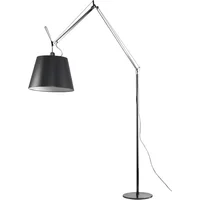 Artemide Artemide - Tolomeo Mega Stehleuchte mit Dimmer, Satinschirm, Ø 36 cm, schwarz