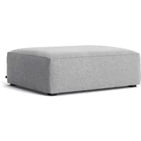 Hay HAY - Mags Soft Ottoman S02 (S), hellgrau (Hallingdal 130) / Nähte: beige (Filzgleiter)