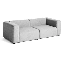 Hay HAY - Mags Sofa 2,5-Sitzer, Kombination 1, hellgrau (Hallingdal 130) (Filzgleiter)