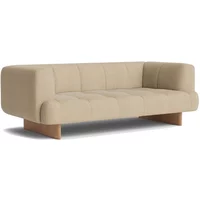 Hay HAY - Quilton Lift 2-Sitzer Sofa, Eiche / sand (Turf)