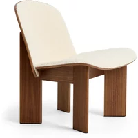 Hay HAY - Chisel Lounge Chair, Nussbaum / creme (Volume 01)