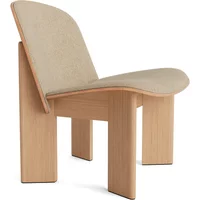 Hay HAY - Chisel Lounge Chair, Eiche / sand (Turf)