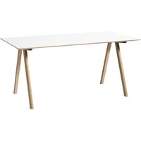 Hay HAY - Copenhague CPH10 2.0 Schreibtisch, 160 x 80 cm, Eiche lackiert / Laminat weiß