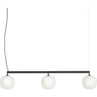 Muuto Muuto - Rime Rail Pendelleuchte, Ø 18 cm, schwarz