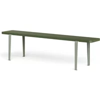 TipToe TipToe - LOU Bank, 170 x 30 cm, Buche olivgrün (RAL 6003) / eucalyptus grau