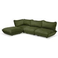 Fatboy Fatboy - Sumo Ecksofa links / rechts, deep green (Samt)