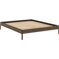 Karup Karup - Core Bett 160 x 200 cm, Kiefer carobbraun / terra red
