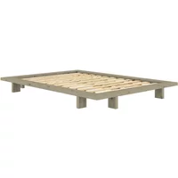 Karup Karup - Japan Bett 140 x 200 cm, Kiefer sage green
