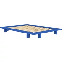 Karup Karup - Japan Bett 140 x 200 cm, Kiefer vivid blue